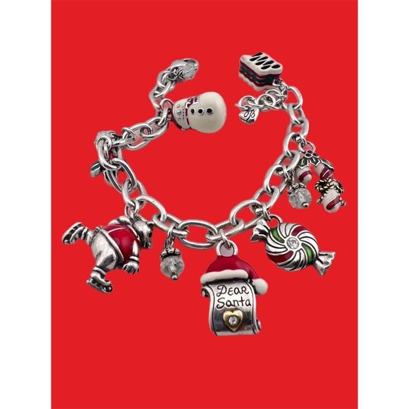 Brighton Jewelry Brighton Holly Christmas Holiday Charm Bracelet Nwot Poshmark